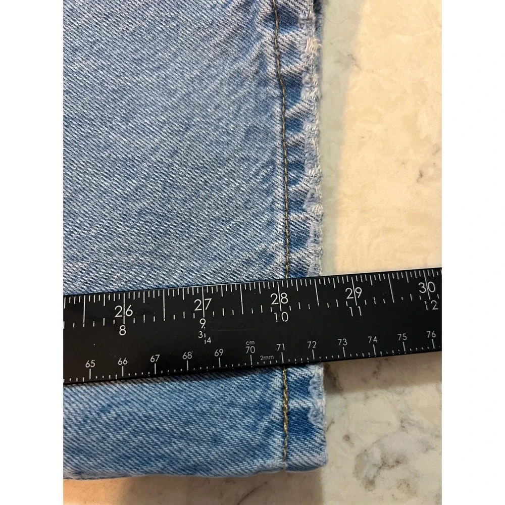 Levis Premium 501 Original Fit Light Wash Straight Leg Button Fly Jeans W29 L30